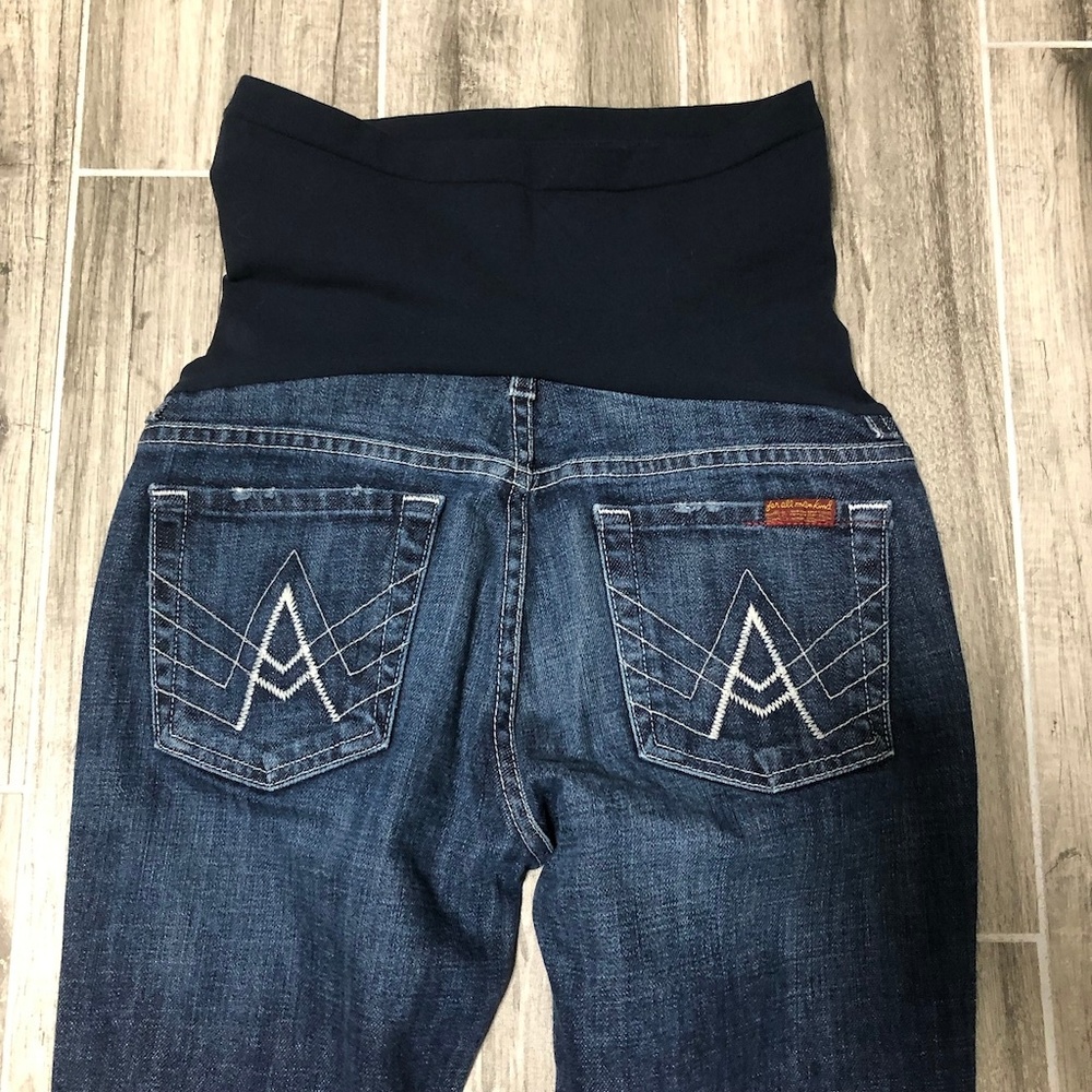 7 For All Mankind Bootcut Maternity Jeans Sz 25